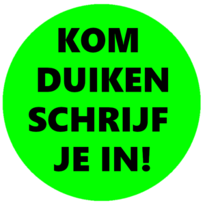 Kom duiken! Schrijf je in!