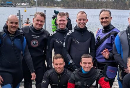 Eerste mooie buitenduik in Mol