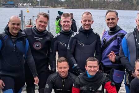 Eerste mooie buitenduik in Mol